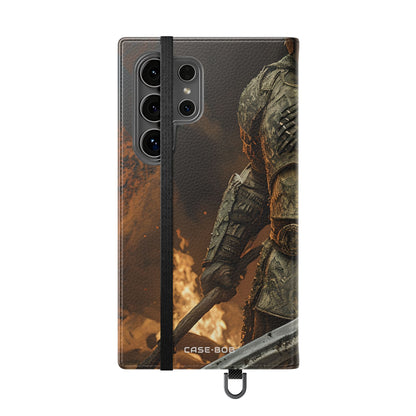Horned Warrior Flame - Samsung S24 Ultra Case - Wallet