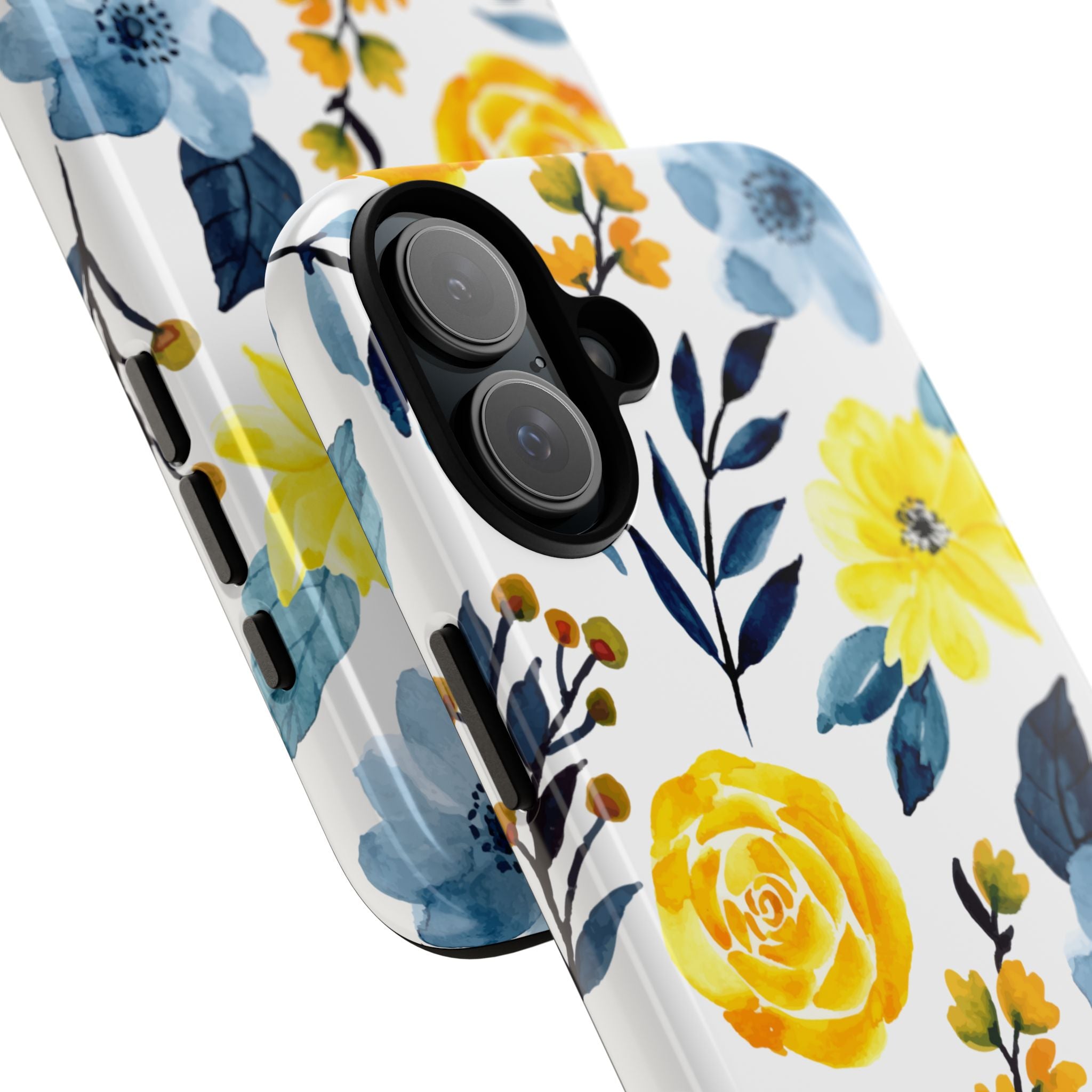 Yellow Blossom iPhone 16 Plus Case - Tough