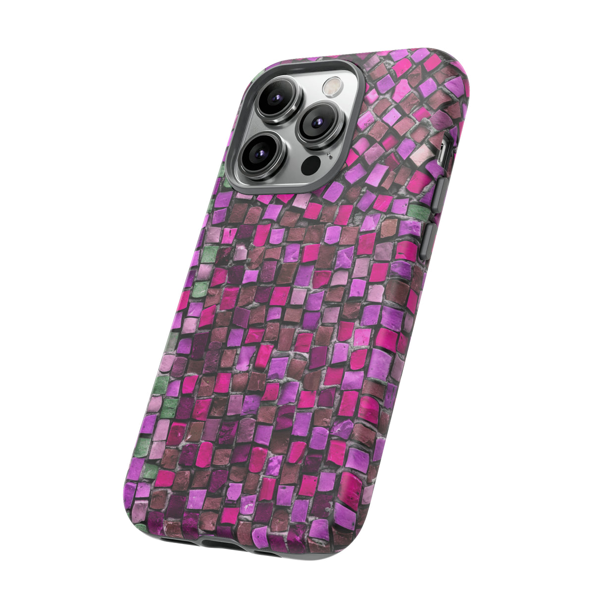 Purple Mosaic - Protective Phone Case