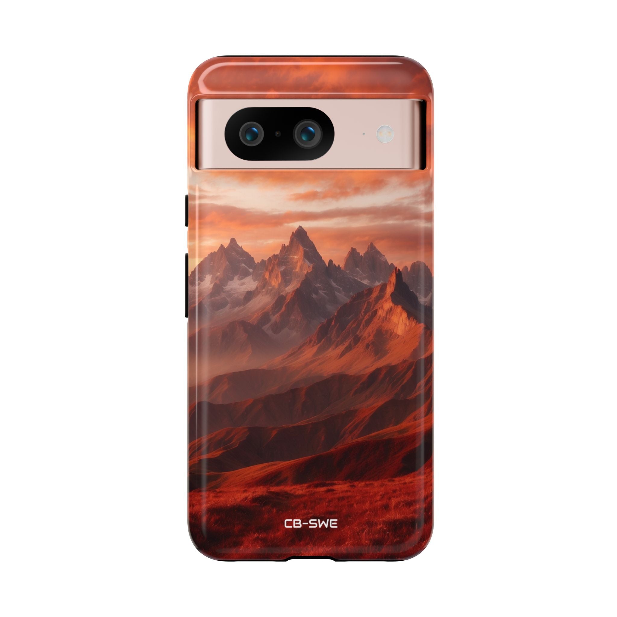 Mountain Peaks Glowing - Google Pixel Case