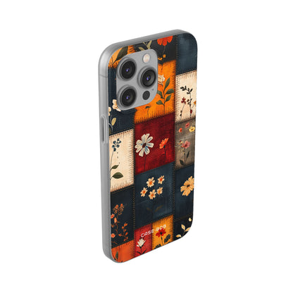 Patchwork Blooms iPhone 14 Pro Max Case - Soft