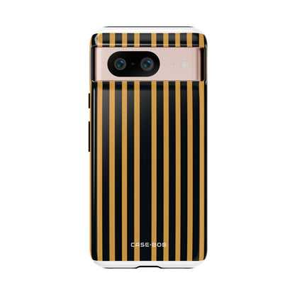 Golden Stripes Google Pixel 8 Case - Tough