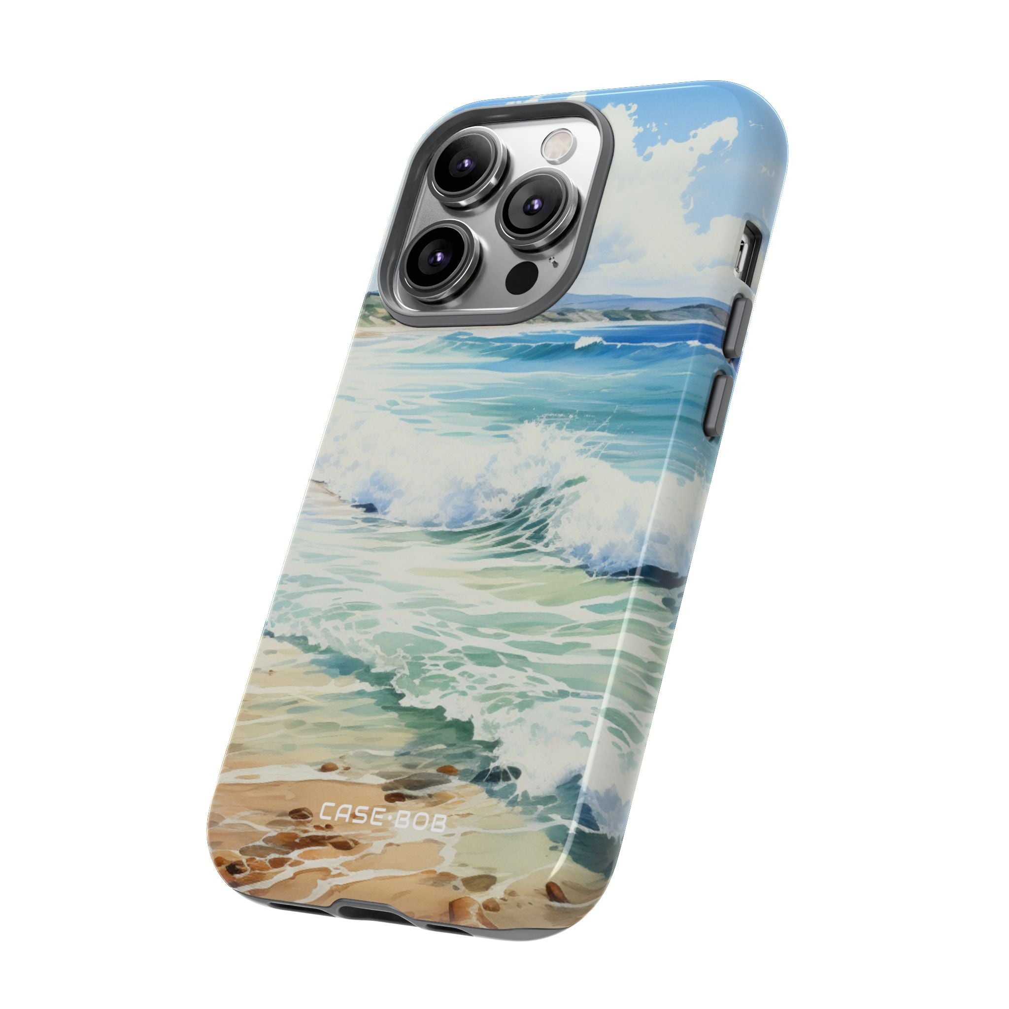 Foamy Wave Breeze iPhone 14 Pro Case - Tough