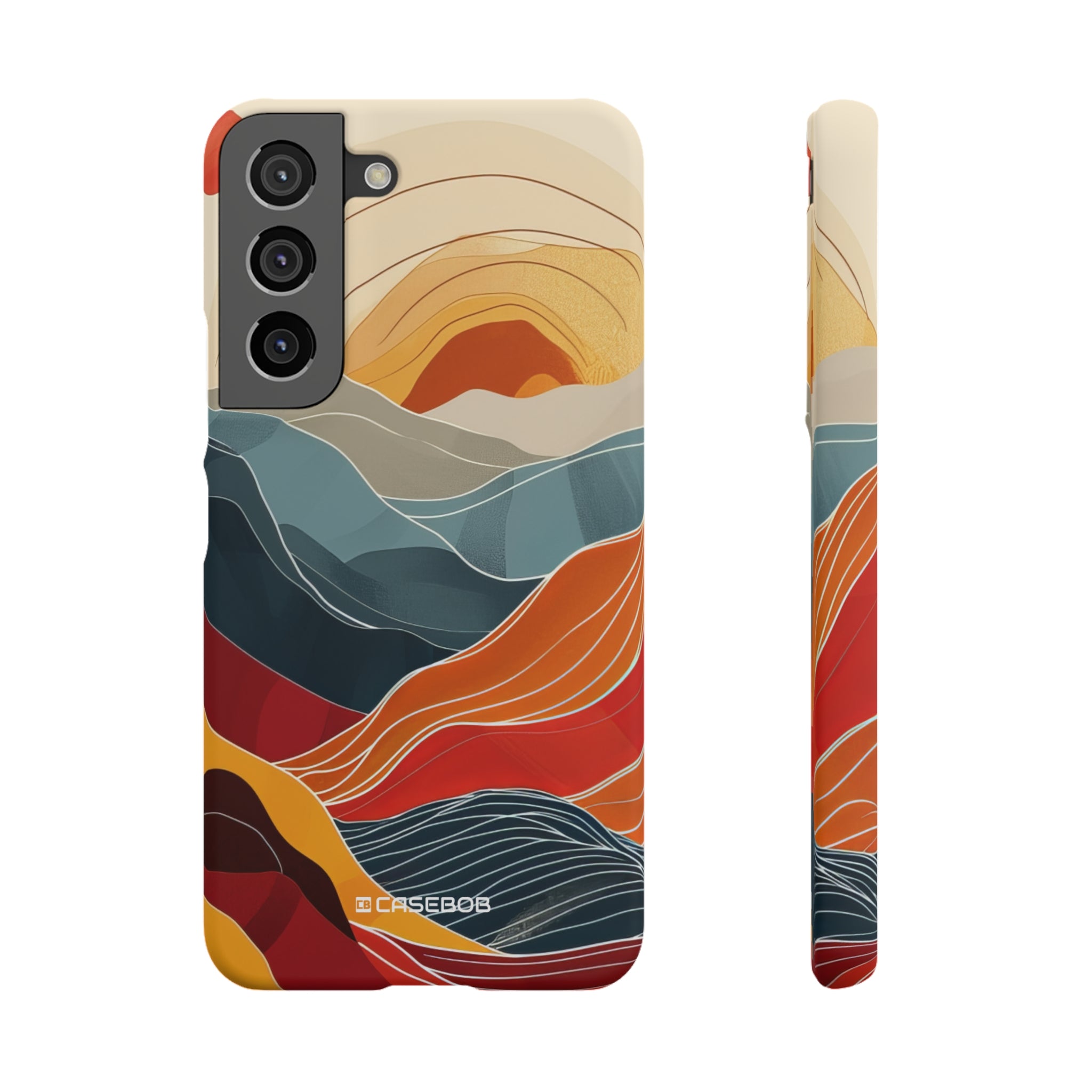 Sunset Waves | Slim Phone Case for Samsung