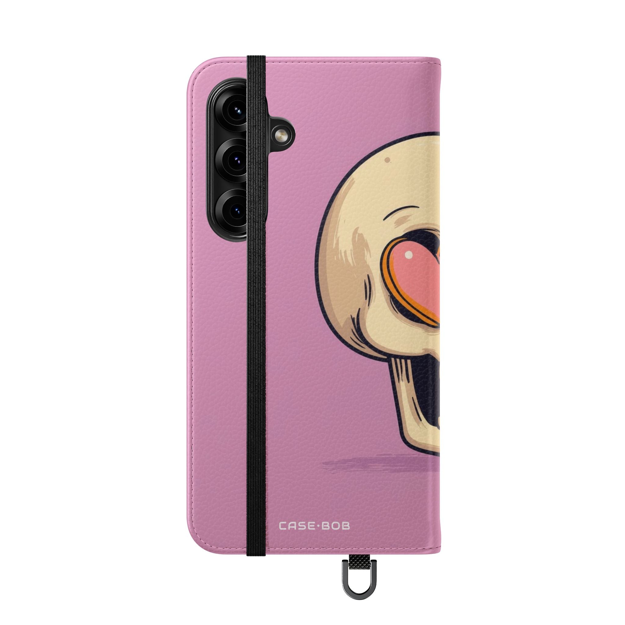 Heart Eyes Skull - Samsung S25+ Case - Lompakko