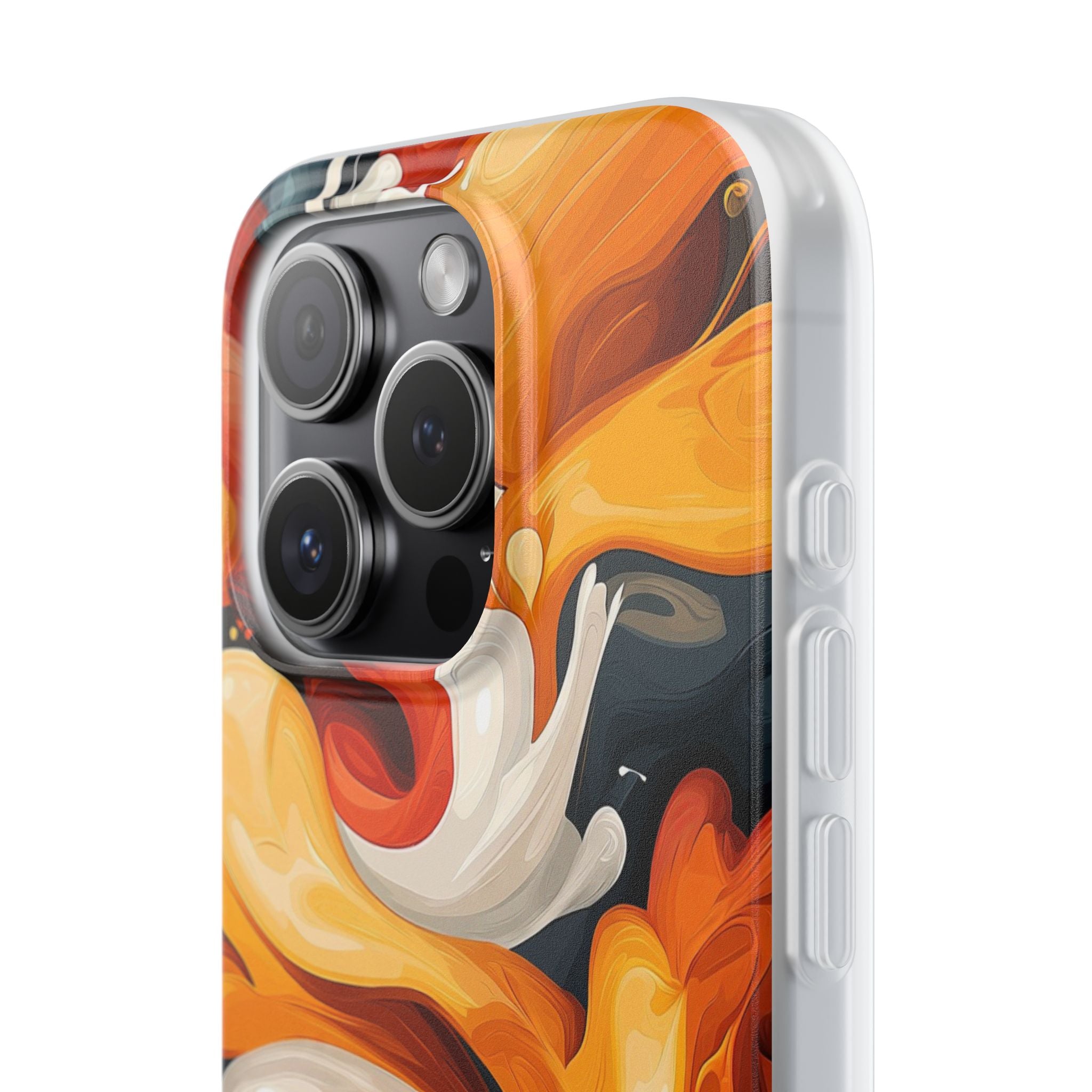 Crimson Ribbon iPhone 15 Pro Case - Soft