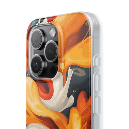 Crimson Ribbon iPhone 15 Pro Case - Soft