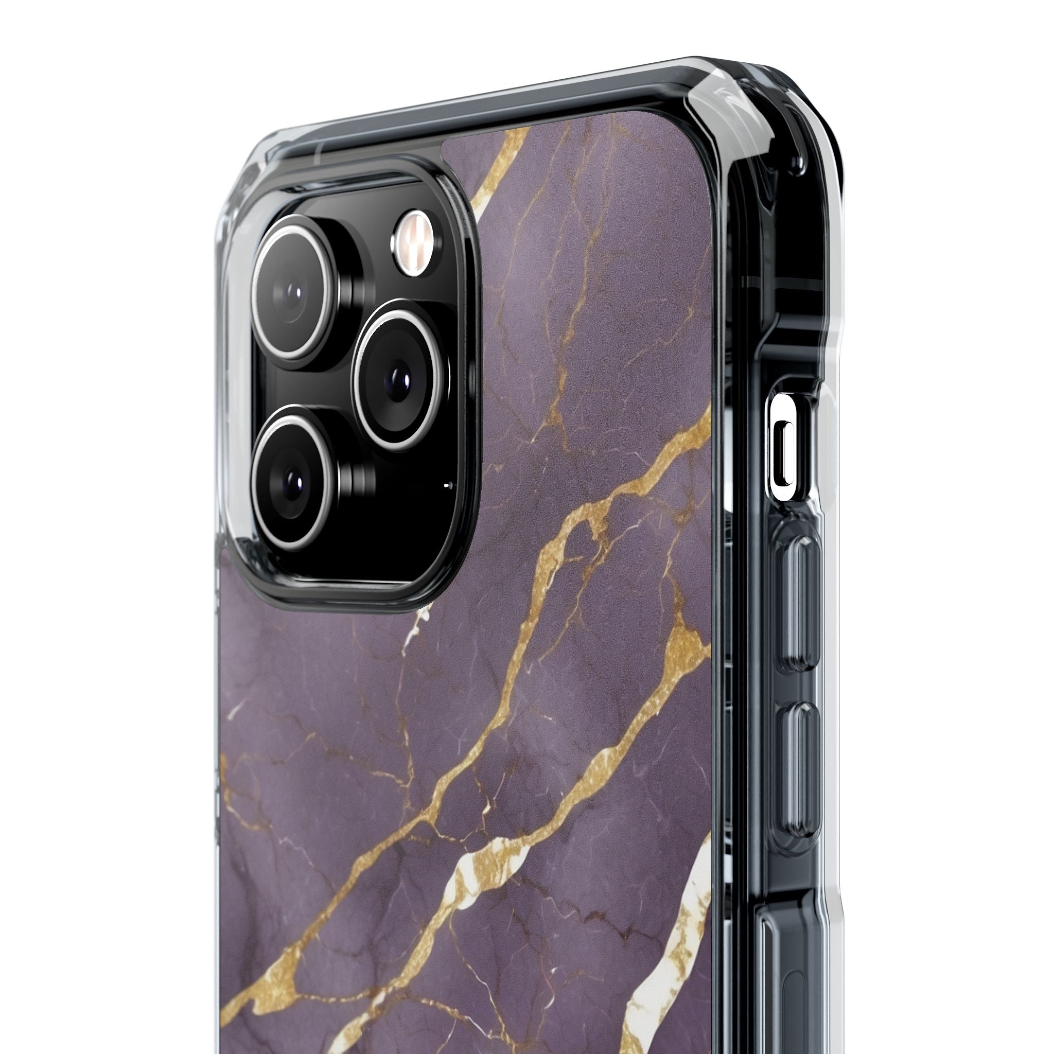 Golden Veins Flowing iPhone Case - Impact