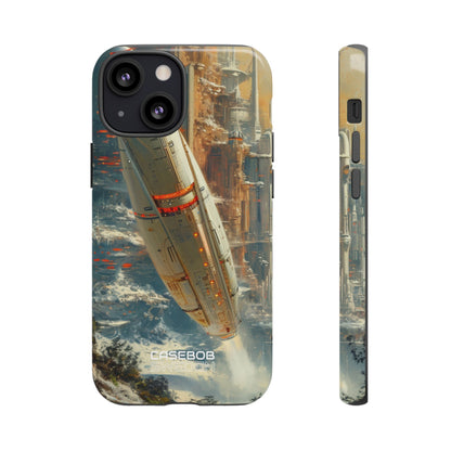 Futuristic Forest Voyage iPhone 13 - Tough