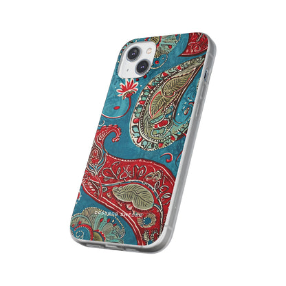 Vintage Paisley Elegance iPhone 14 - Flexi Phone Case