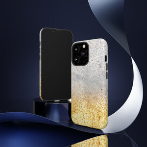 Gold Abstract - Protective Phone Case