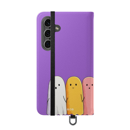 Colorful Ghosts Line - Samsung S24 Case - Wallet