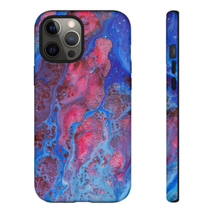 Red Mountain Ink Art iPhone Case (Protective) iPhone 12 Pro Max Matte Phone Case