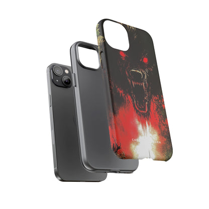 Bloodmoon Wolf's Lament iPhone 14 - Tough Phone Case