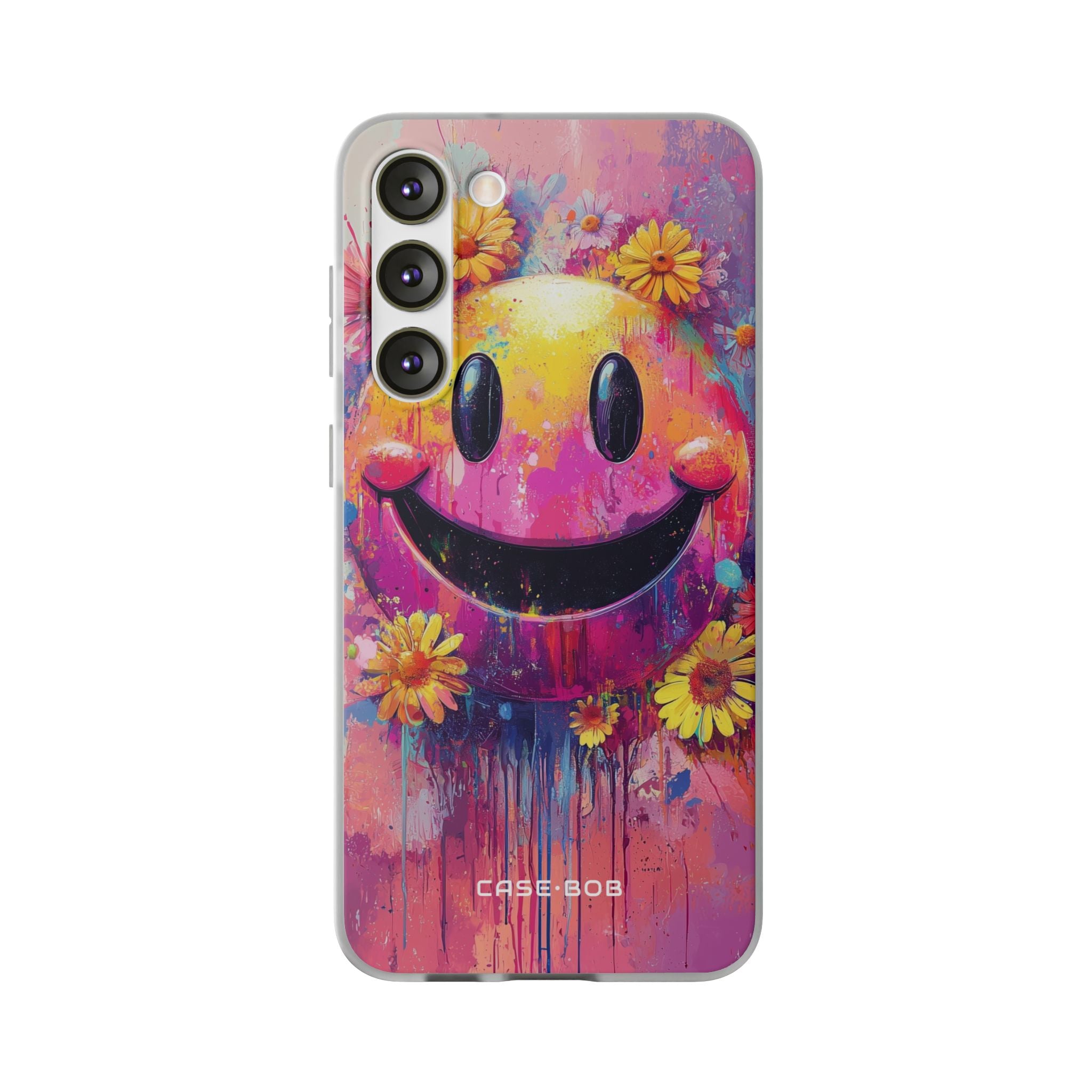 Smiley Bloom Samsung S23 Plus Case - Soft