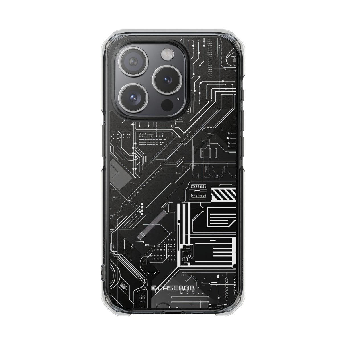 Circuit Overdrive - Phone Case for iPhone (Clear Impact - Magnetic)