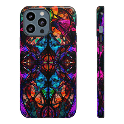 Gothic Stained Glass Splendor - Protective Phone Case