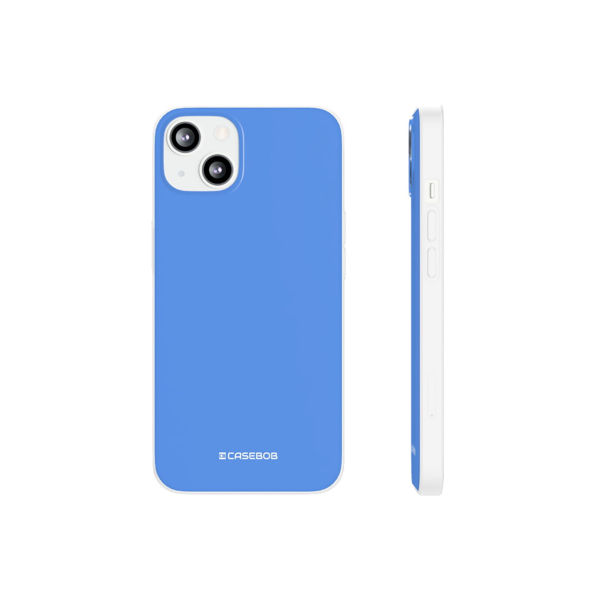 Vereinte Nationen Blau | Handyhülle für iPhone (Flexible Hülle) 