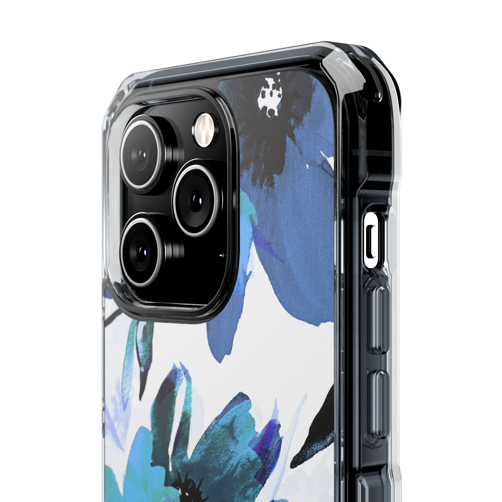 Blue Blossom Radiance iPhone 14 Pro Case - Impact