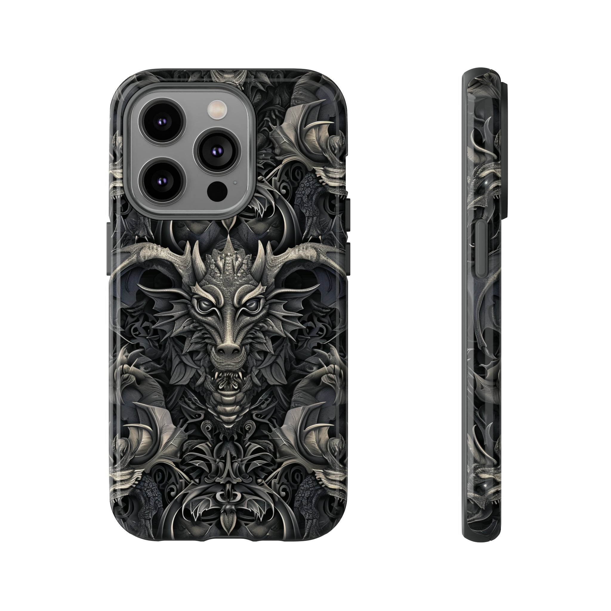 Mythical Gargoyles Tapestry - Protective Phone Case