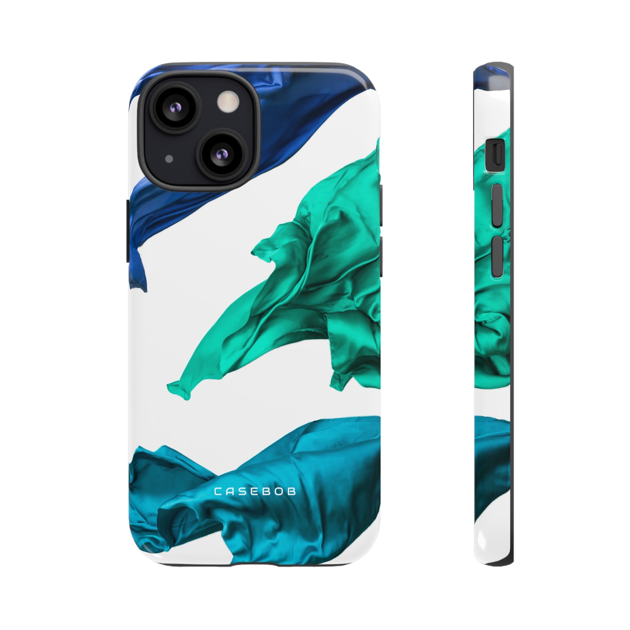 Blue Velvet Fabric - Protective Phone Case