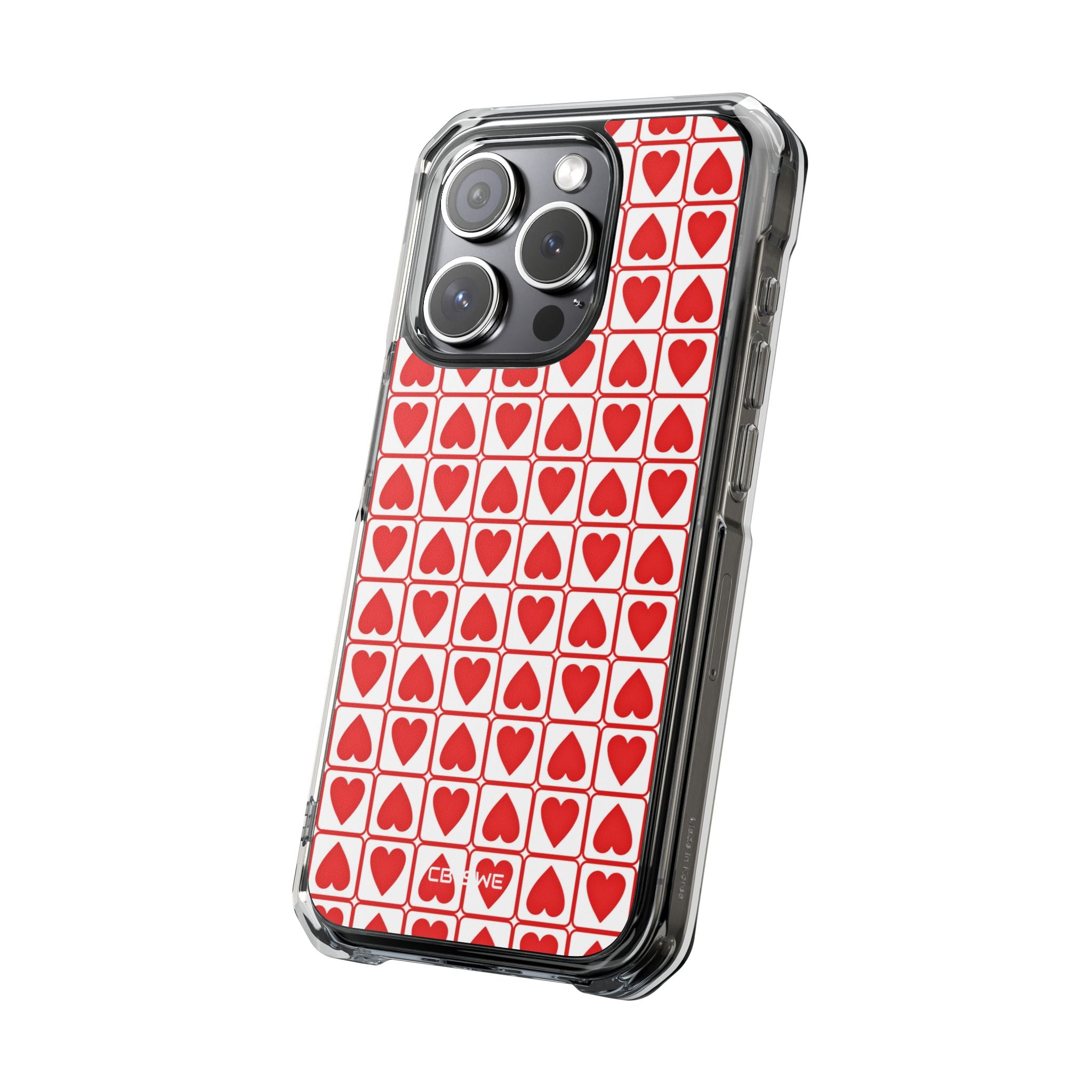 Hearts In Squares iPhone Case - Impact