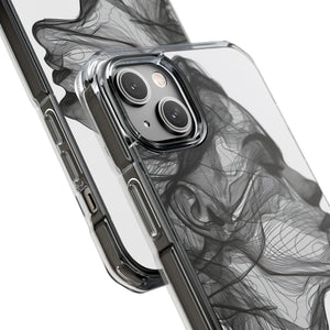 Ethereal Lines - Phone Case for iPhone (Clear Impact - Magnetic)