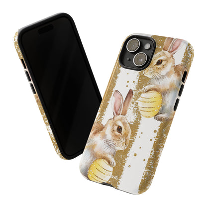Bunnies Hold Eggs - iPhone Case