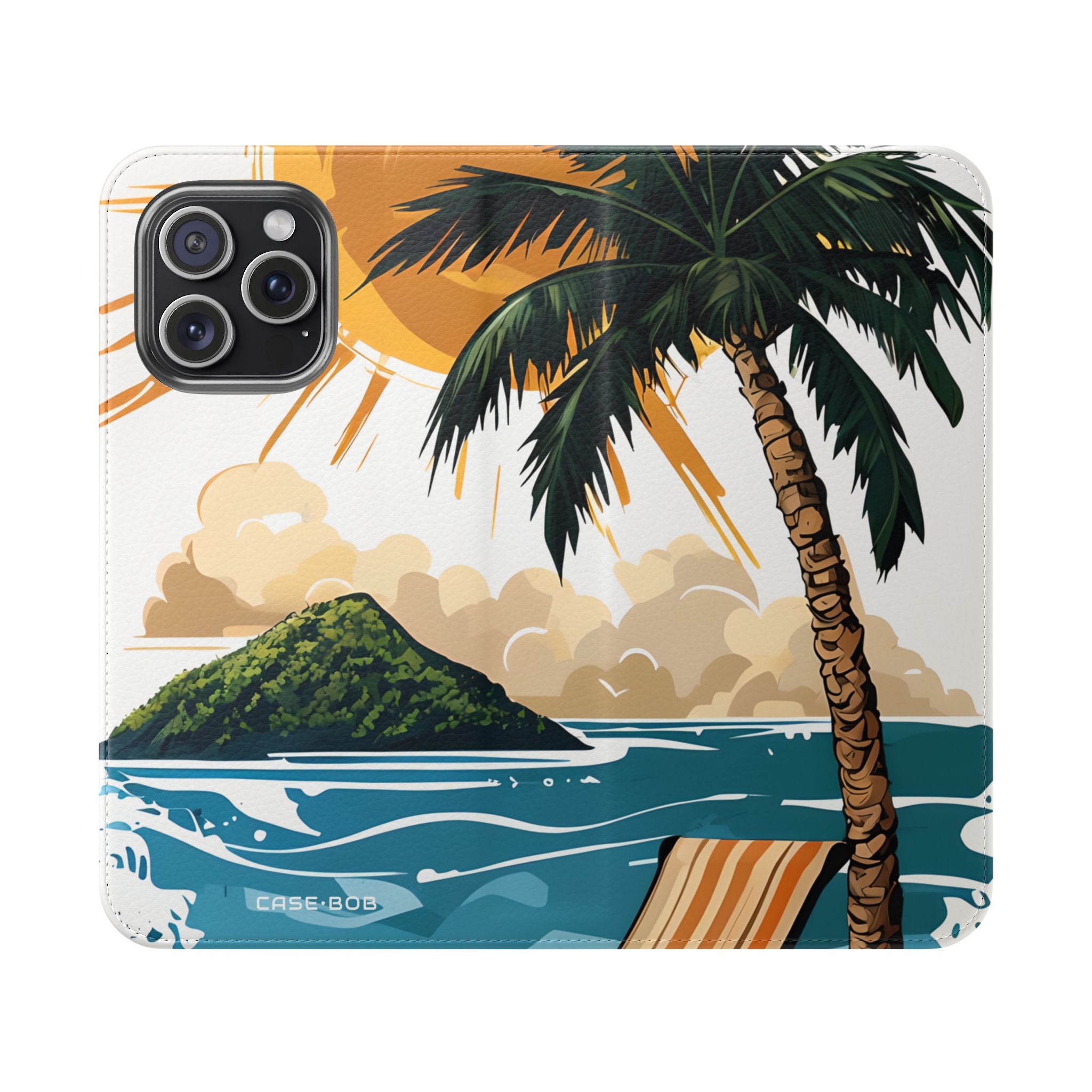 Palm Sunscape - iPhone 15 Pro Max Case - Wallet