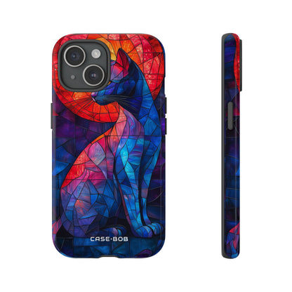 Celestial Cat iPhone 15 Case - Tough