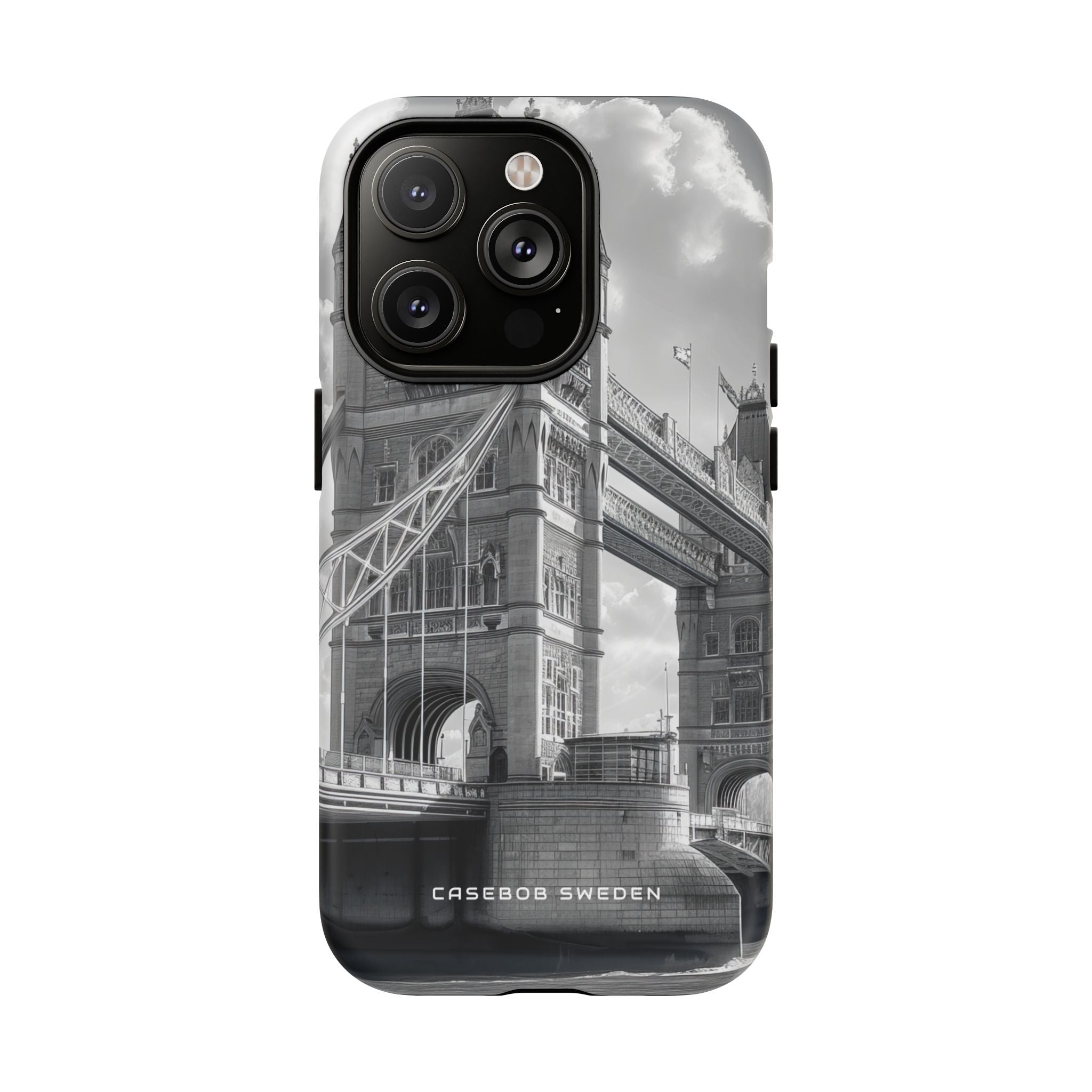 Tower Bridge Monochrome Architecture Study iPhone 14 | Tough+ Phone Case