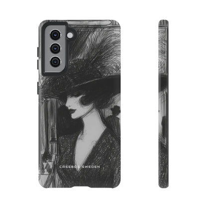 Timeless Elegance in Monochrome  Samsung S21 - Tough Phone Case