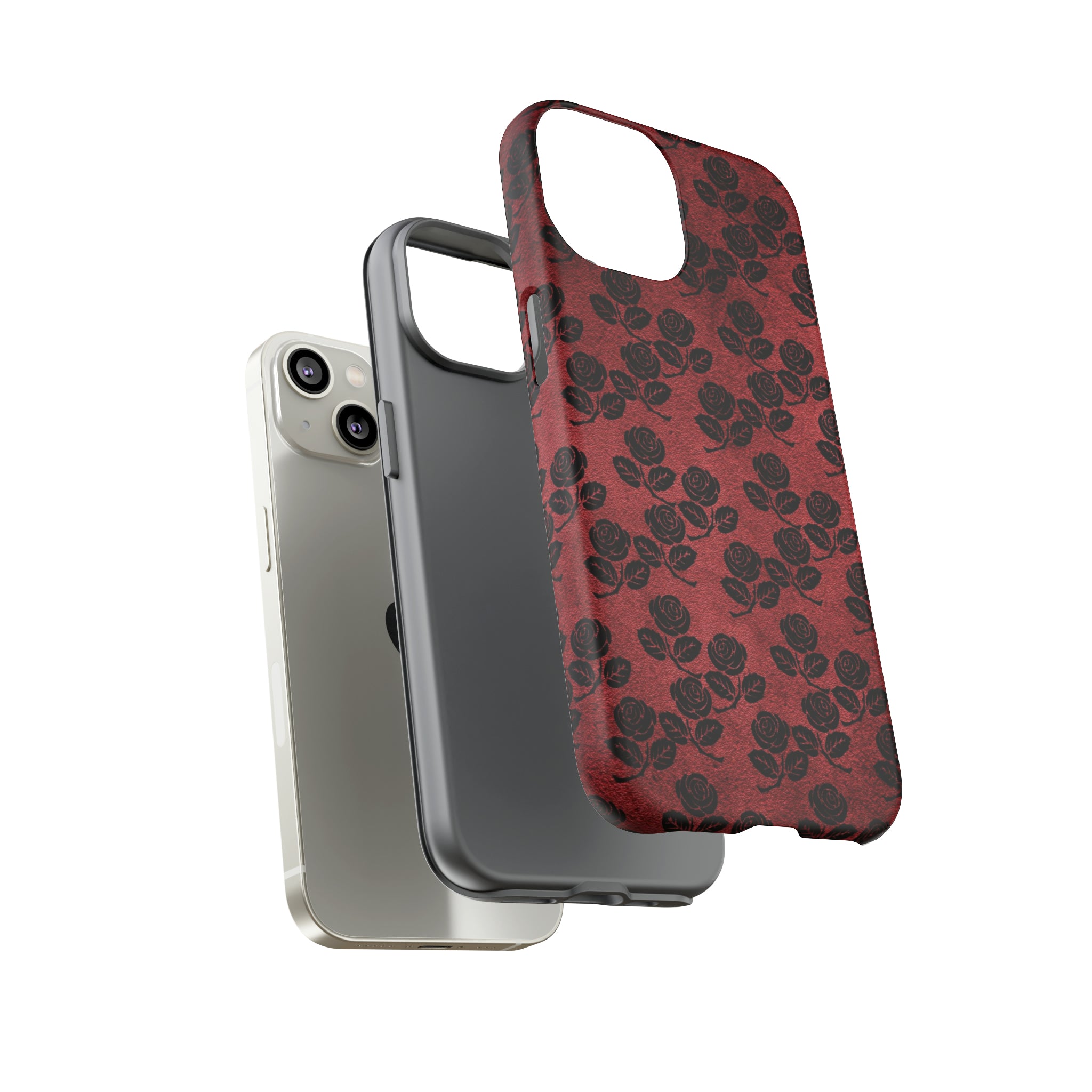 Rosemony Gothic Flower - Protective Phone Case