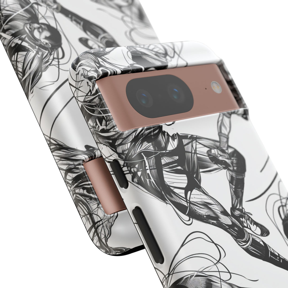 Dynamic Athletic Surrealism | Protective Phone Case for Google Pixel