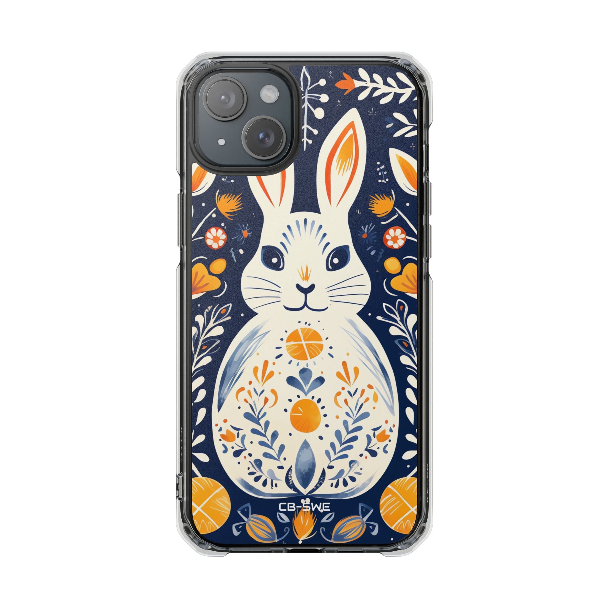 Floral Rabbit Joy iPhone Case - Impact