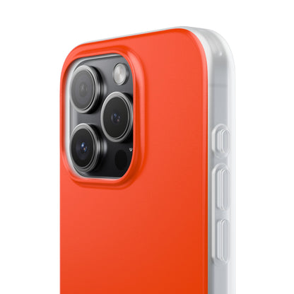 Orange Red iPhone 15 - Flexi Phone Case