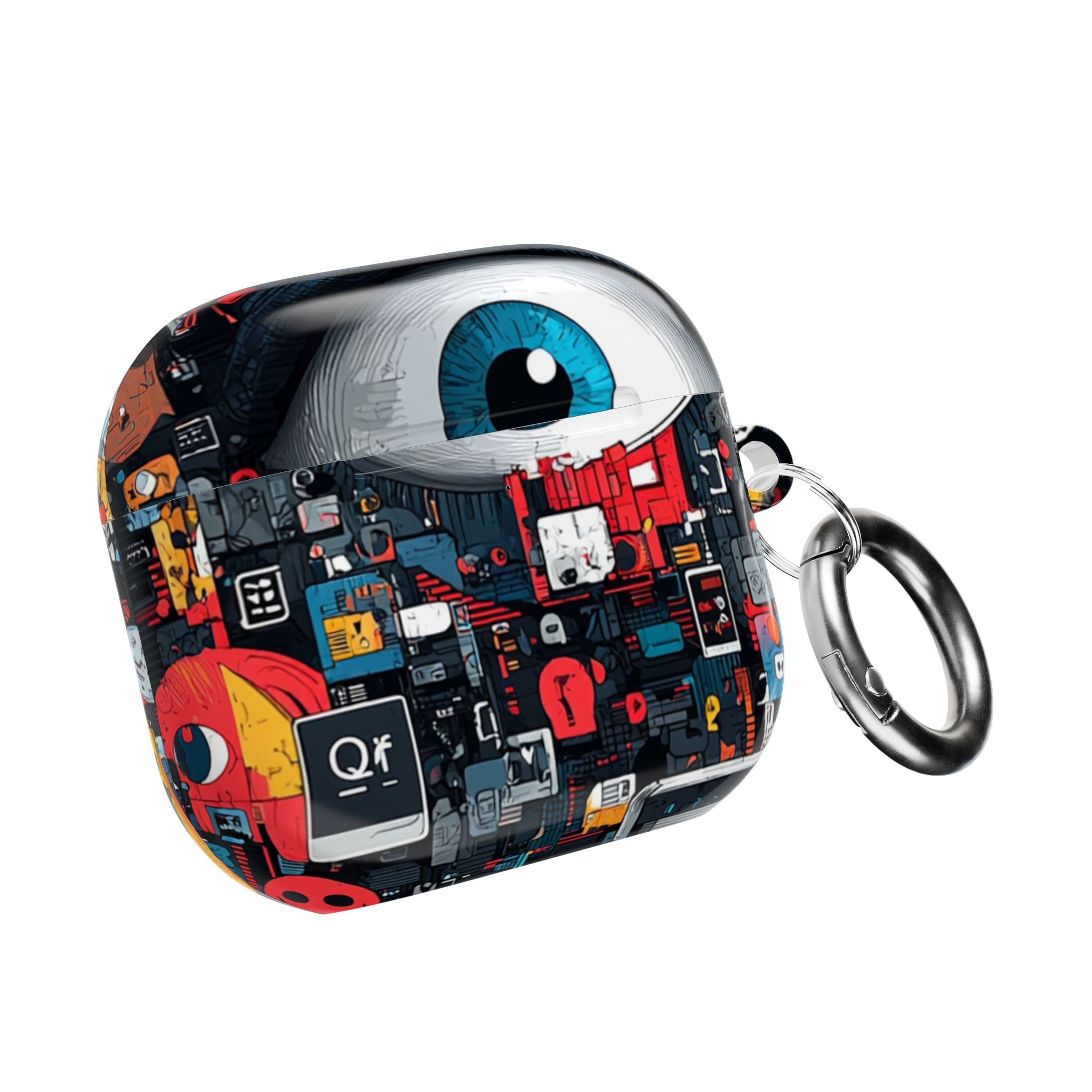 Sininen katse mosaiikki - AirPods Case