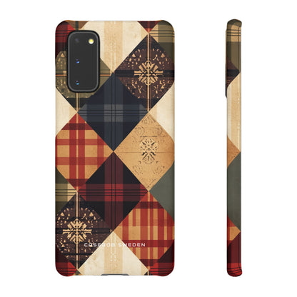 Rustic Geometric Patchwork Harmony Samsung S20 - Slim Phone Case