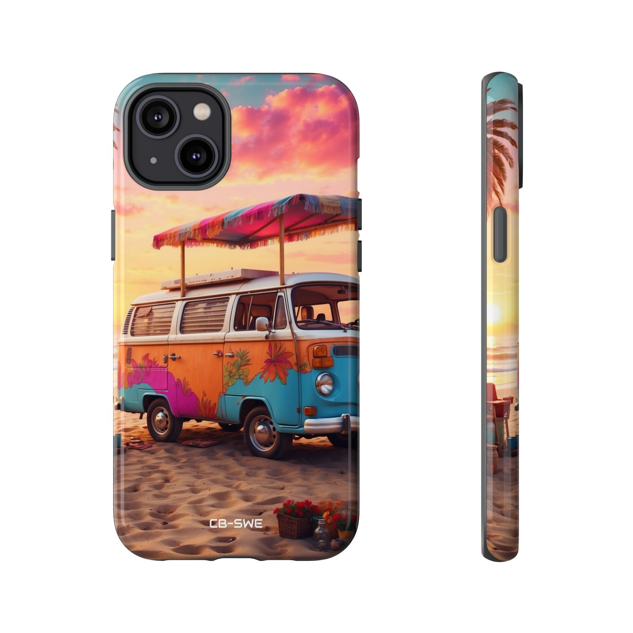 **Van Rests at Shore** - iPhone Case