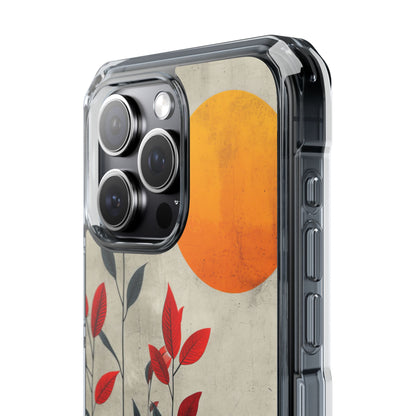 Gray Sunscape - Clear Impact iPhone 15 Phone Case