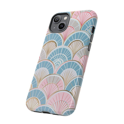 Art Deco Floral Fusion - Protective Phone Case