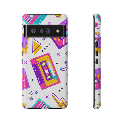 Retro Cassette Chaos - Google Pixel Case
