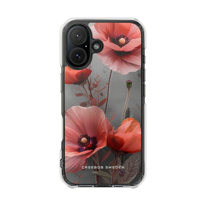 Ethereal Floral Elegance iPhone 16 - Clear Impact Phone Case