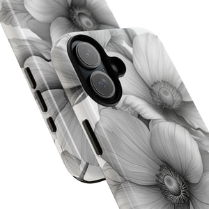 Botanical Elegance in Grayscale - for iPhone 16