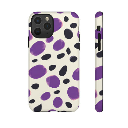 Purple Dot Matrix Case - Protective Phone Case