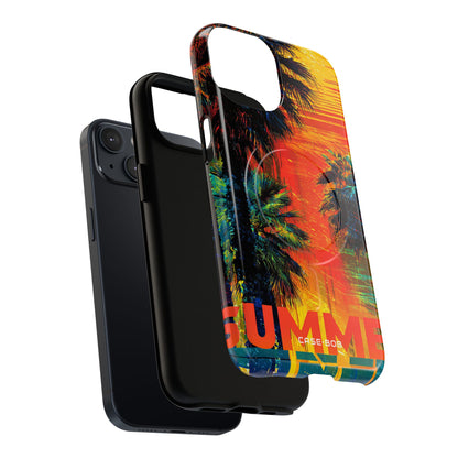Tropical Sunburst iPhone 14 Case - Tough+