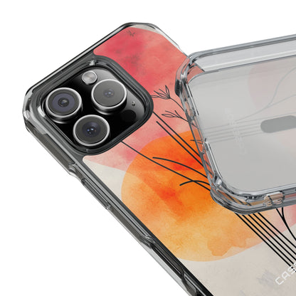 Curved Stem Sunset iPhone 16 Pro Case - Impact
