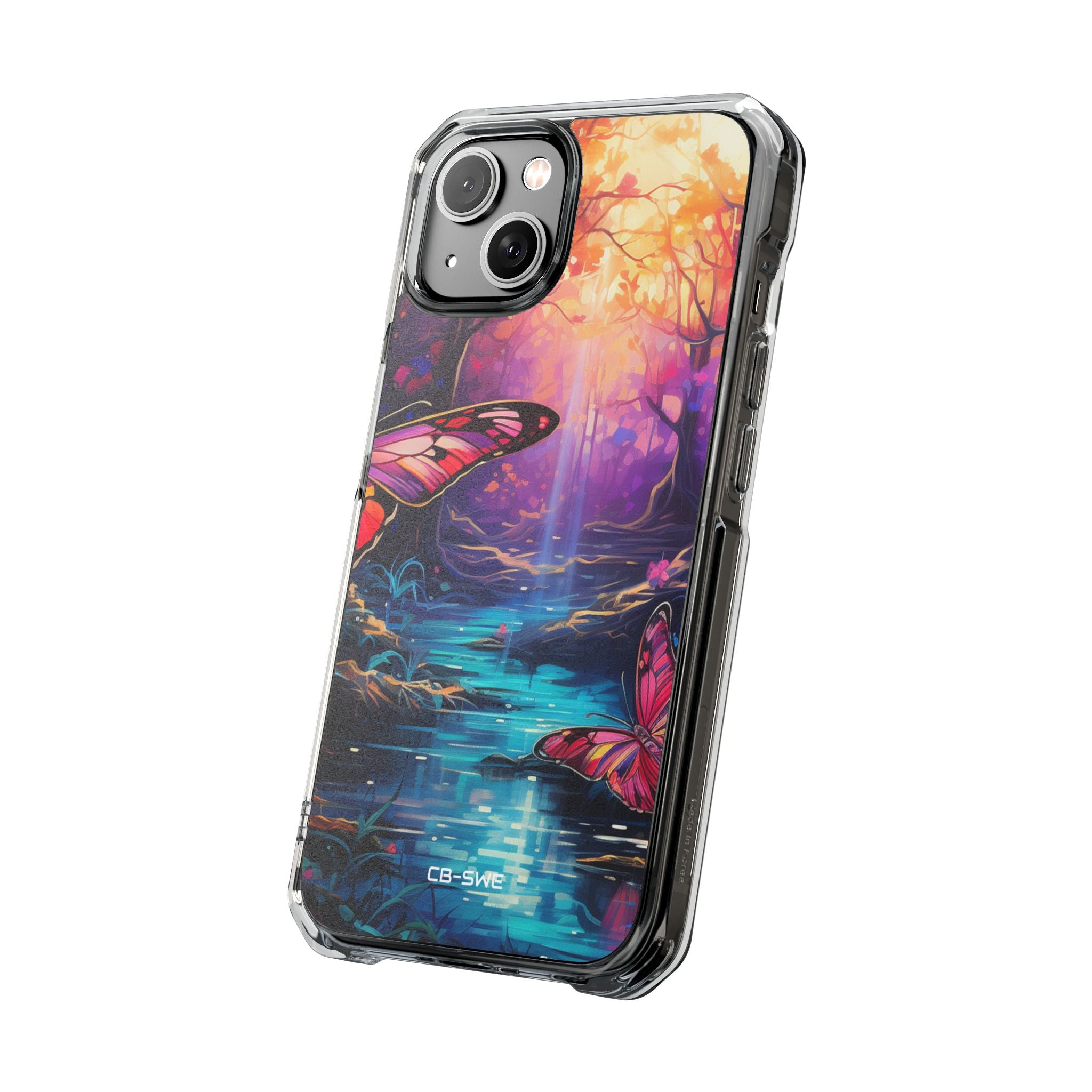 Enchanted Butterfly Forest iPhone Case - Impact