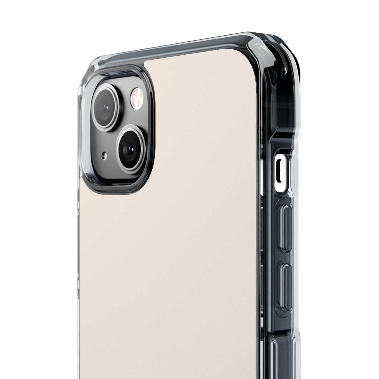 Leinenstoff | Handyhülle für iPhone (Clear Impact Case – magnetisch) 