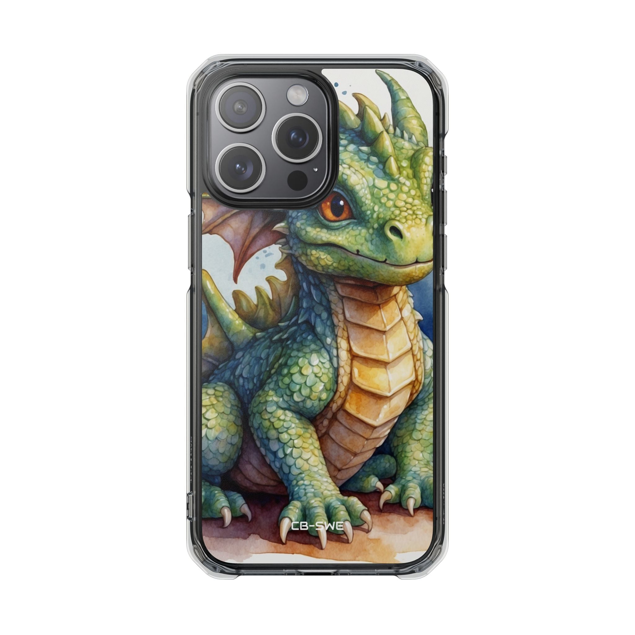 Green Dragon Smiles iPhone Case - Impact